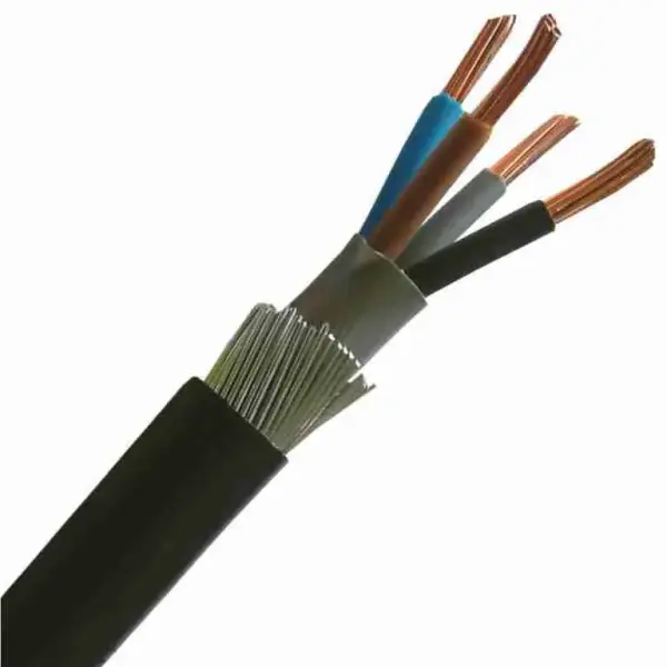 سلك نحاس مسلح (4 طرف) - "جيزة للكابلات" (Giza 4-Core Armored Copper Power Cable)