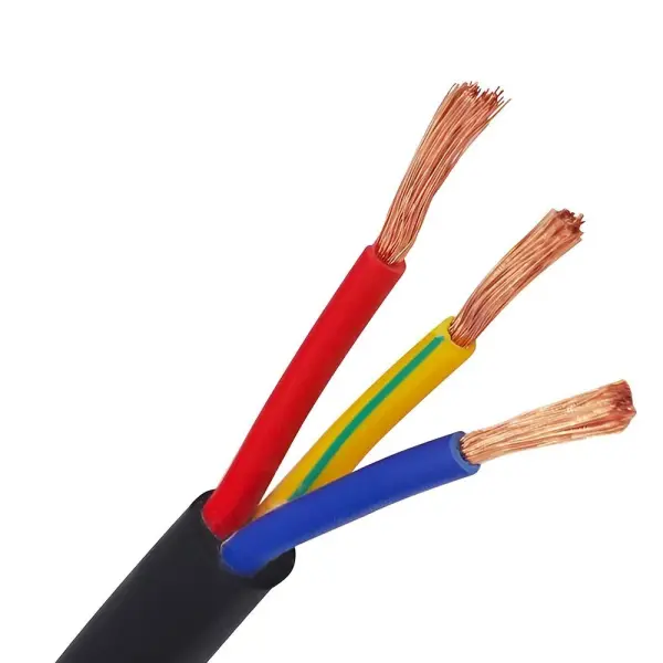 سلك نحاس ترمو (3 طرف) - "جيزة للكابلات" (Giza 3-Core Copper Flexible Thermoplastic Cable).