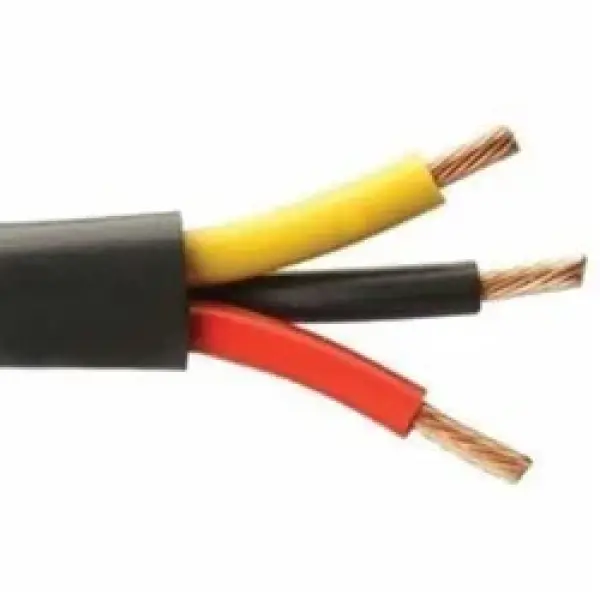 سلك نحاس ترمو (3 طرف) - "جيزة" (Giza 3-Core Copper Flexible Thermoplastic Cable).