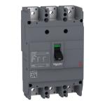 قاطع الحماية المصبوب EZC250H ثلاثي 100 أمبير 36 كيلو أمبير - شنايدر إلكتريك
