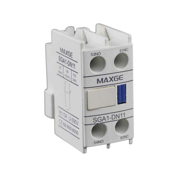نقاط مساعدة للكونتاكتورات تركيب جانبي 1NO + 1NC (Instantaneous Auxiliary Contact Blocks) - ماكسجي