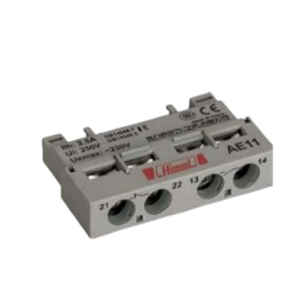 ملحق النقطة المساعدة بالمفتاح الحراري HDP6 (1 تلامس مفتوح + 1 تلامس مغلق) - هيمل (Himel HDP6 Auxiliary Contact)
