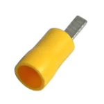 ترامل ذكر بنز مبطط أصفر" (Yellow Male Spade/Blade Terminals)