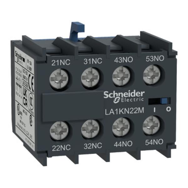 نقاط التلامس المساعدة أو الأكسسوارات الإشارية لكونتاكتورات القوة والتحكم (Auxiliary Contact Blocks / TeSys Range) - شنايدر إلكتريك