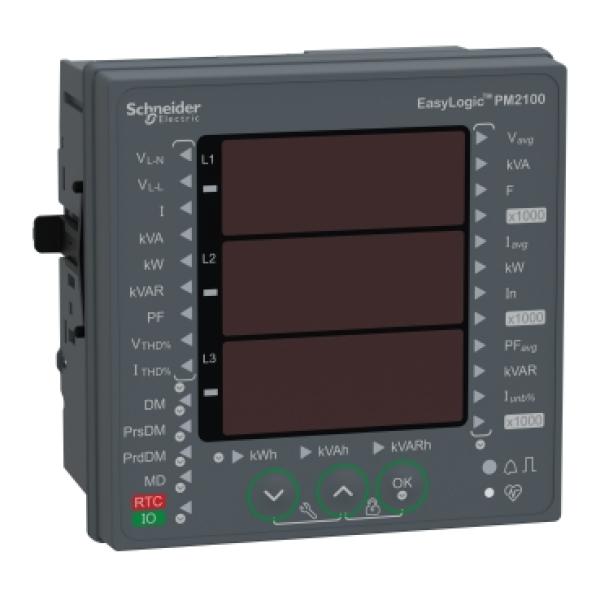 باور ميتر طراز PM2000 (POWER METER V,I,F, COS + KWH + THD) - شنايدر إلكتريك