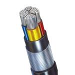 سلك السويدي ألومنيوم مسلح 3 طرف | جهد 12/20KV