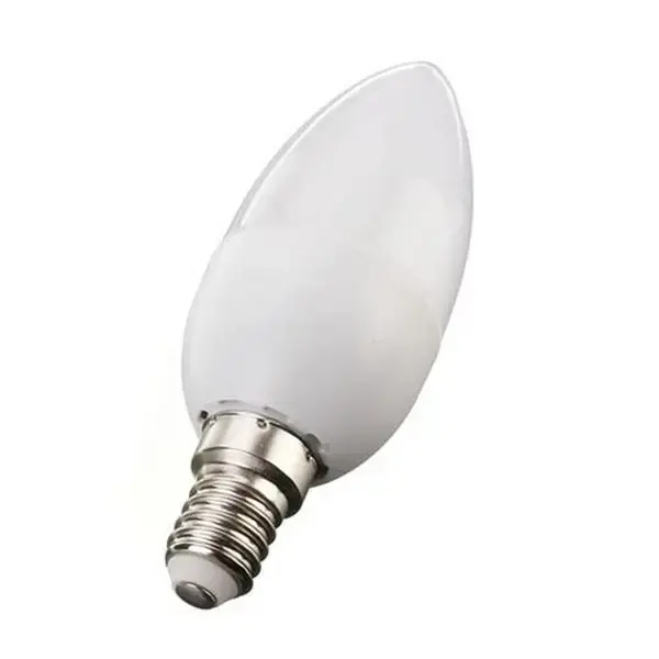 لمبة ليد بلحة مصنفرة (Candle LED Bulb) 7 وات الإضاءة (الأبيض / الأصفر ) بكعب فلام صغير (E14) - جيزة