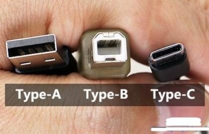أنواع واجهات USB الشائعة