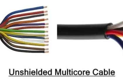 أنواع الأسلاك والكابلات الكهربائية