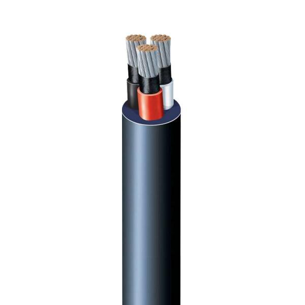 سلك ألمنيوم ترمو (3 طرف) - جيزة (Giza 3-Core Aluminum Flexible/Thermoplastic Power Cable)