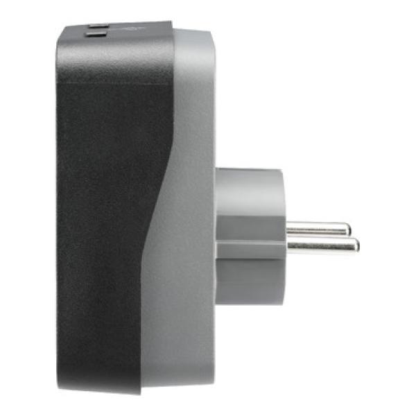مشترك شنايدر إلكتريك 1 فتحة مع 2 منفذ USB - شنايدر إلكتريك